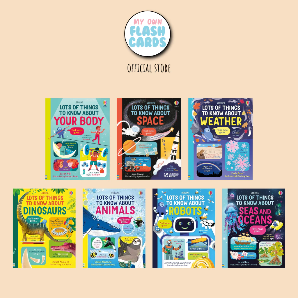 [SEGEL] Lots of Things to Know About Hard Cover Book - Space Weather Animals Dinosaurs Your Body - B