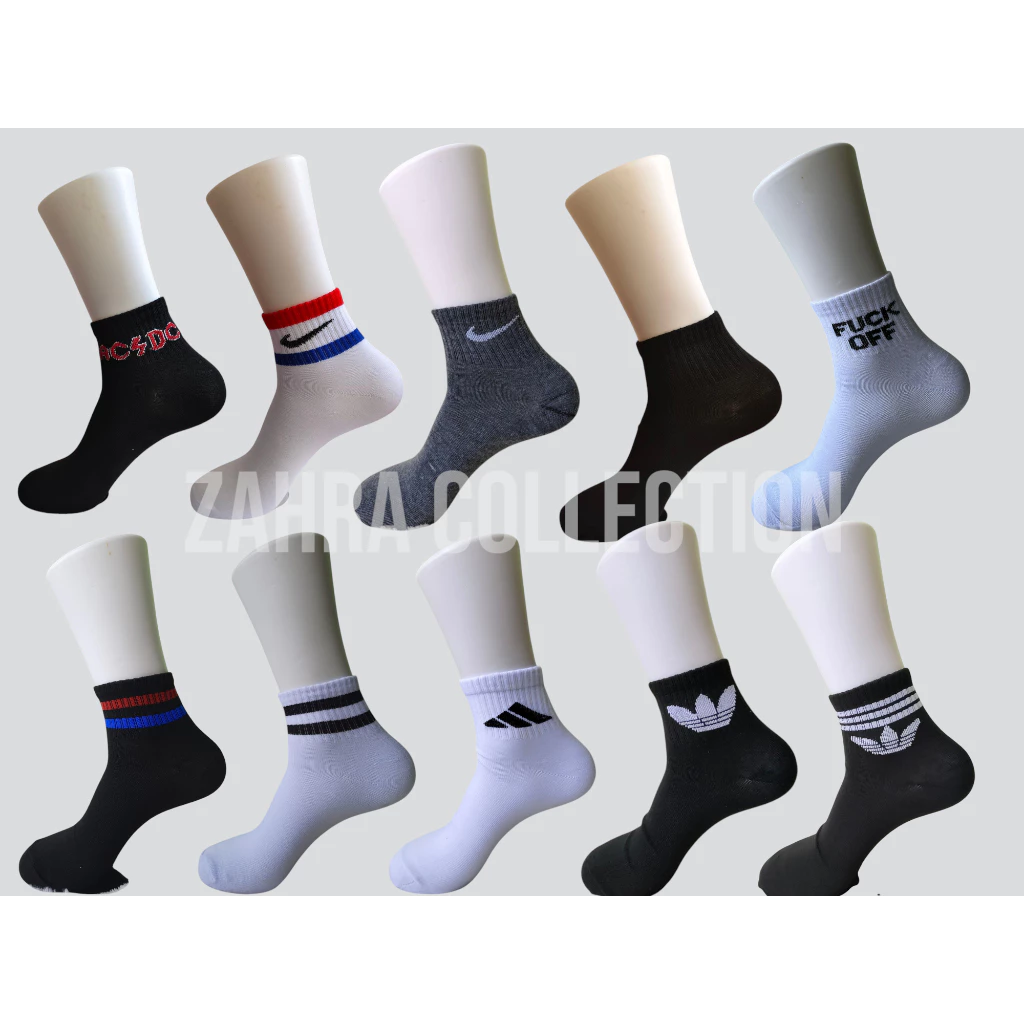 Kaos Kaki Oldschool Pendek Dewasa || kaos kaki sport premium pendek Non Packing