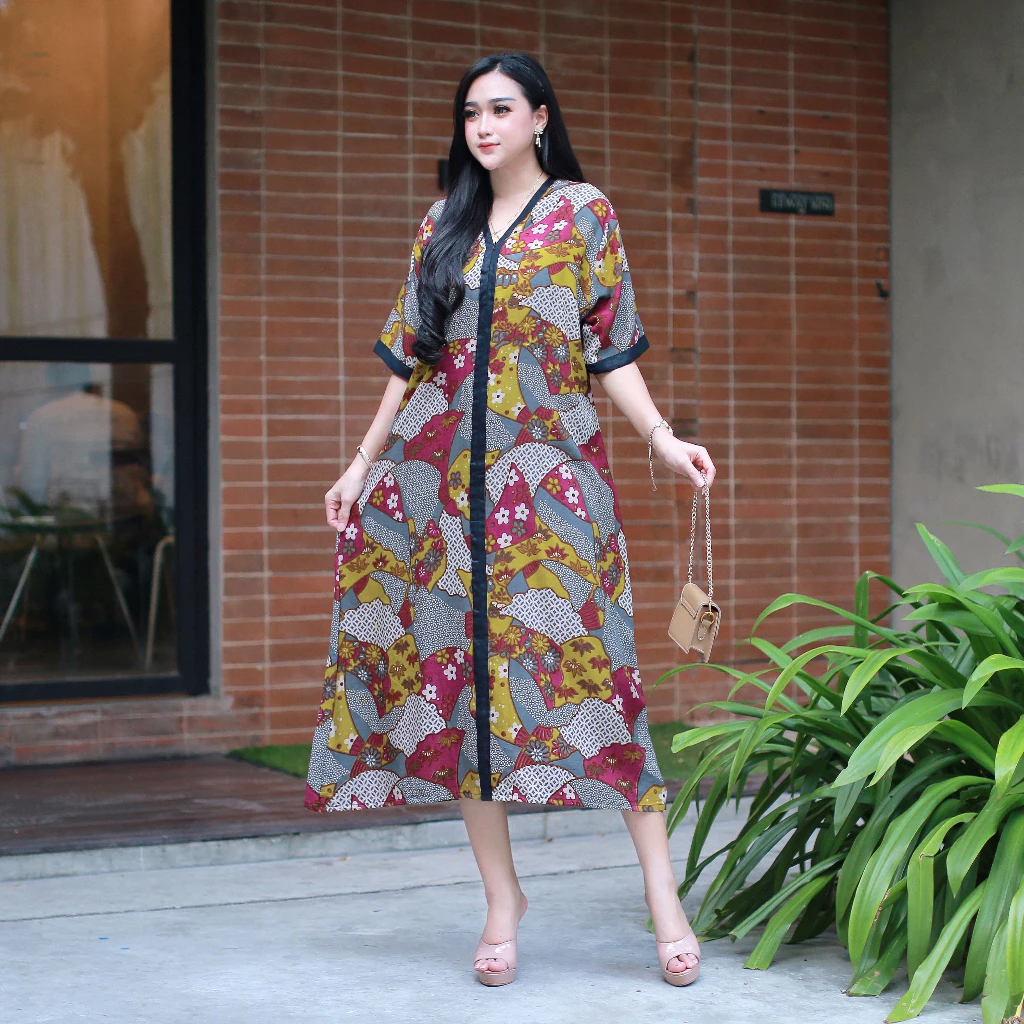 Daster Wanita Kekinian Terbaru Rayon Premium  Busui Ld 110