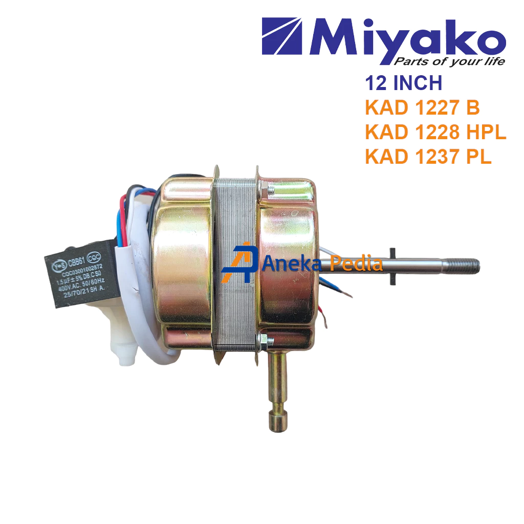 DINAMO MIYAKO KAD 1227B 1228HPL 1237PL STAND Mesin Motor Kipas Angin Berdiri Duduk 12 INCH 1227 1228 1237 B PL HPL