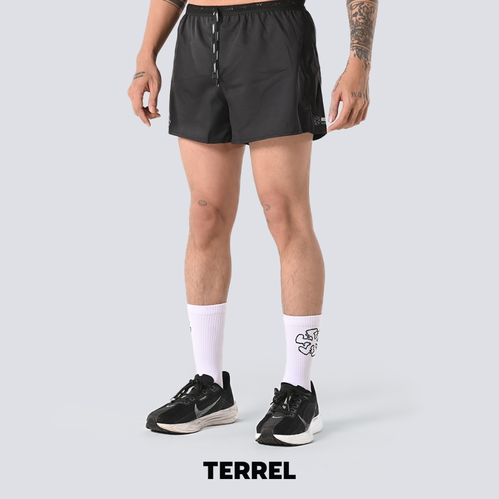 Terrel Sportswear - Running Heavy Logo Short MoR Men | Celana Olahraga Pendek Pria