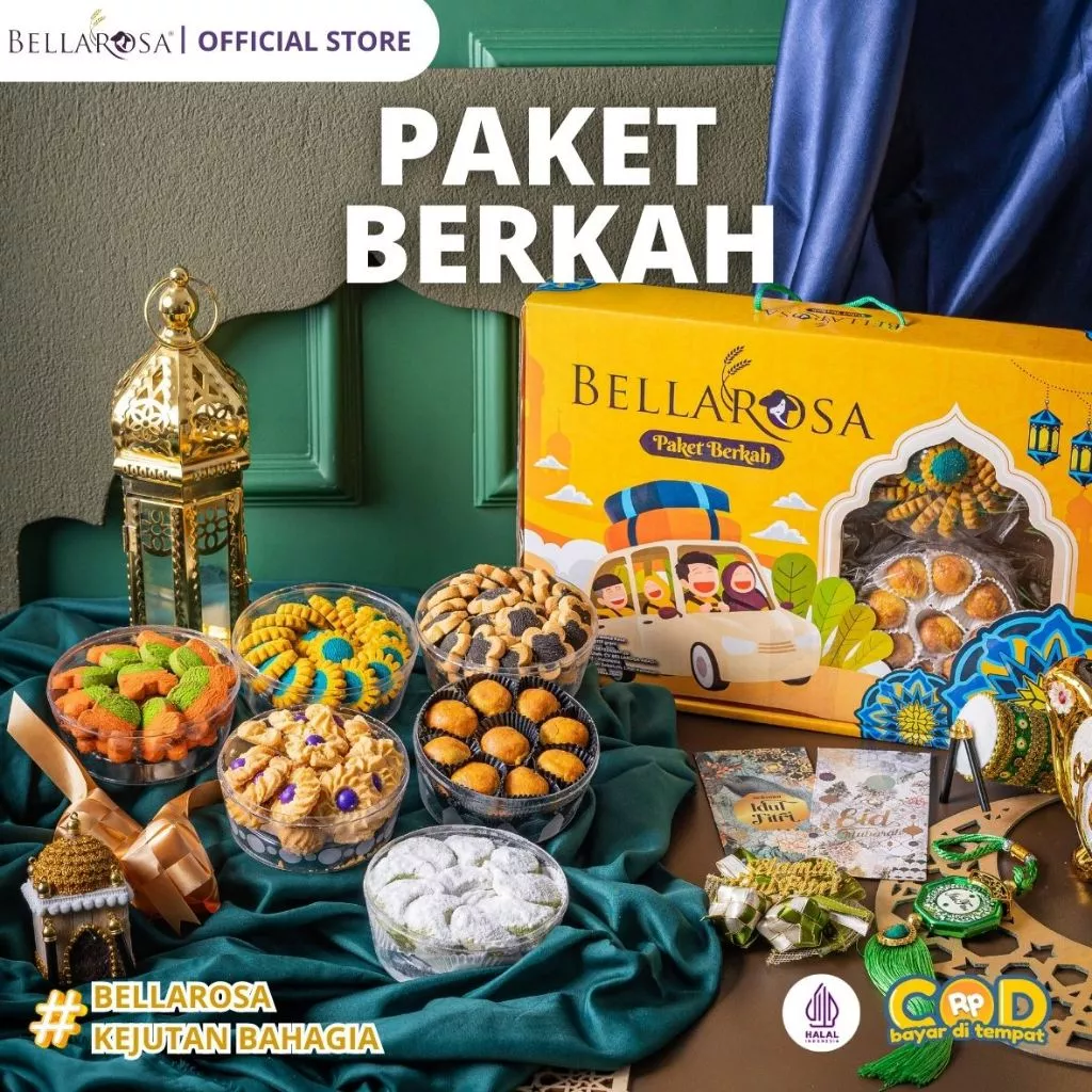 [FYC] BELLAROSA Hadiah Hampers Paket Berkah Kue Snack Makanan Ringan Untuk Hari Raya Lebaran Termurah