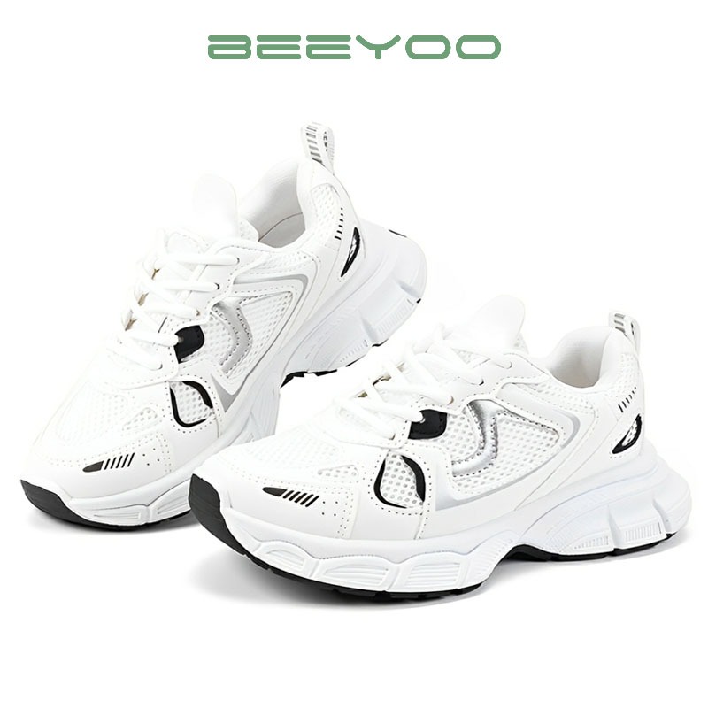 Beeyoo Sepatu Wanita Sneakers Outdoor Sepatu Casual Cewek Simple Olahraga Sport Kets