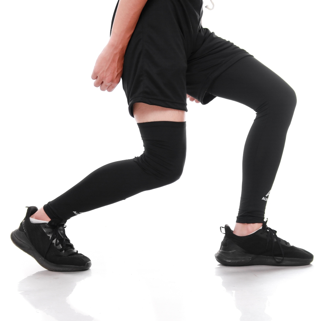 AURION Manset Kaki Leg Sleeve Leg Warmer Bawahan Olahraga Sepakbola Futsal Lari Voli