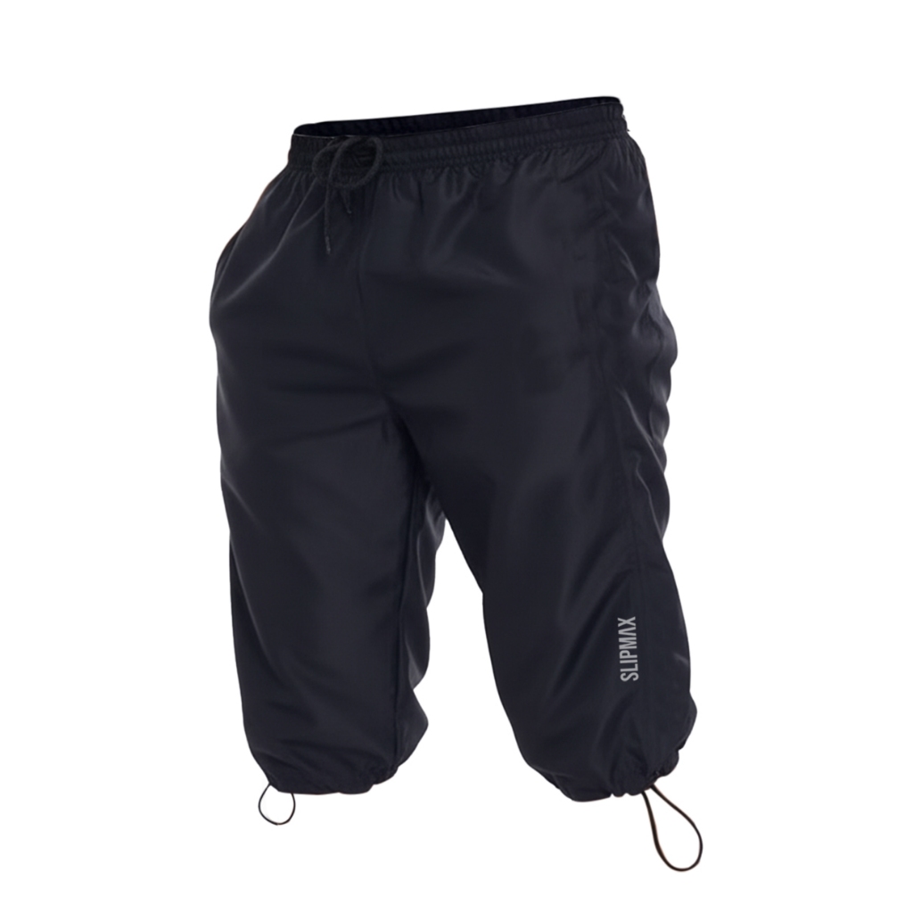 Slipmax Celana Training Jogger Pants Pendek 3/4 Pria Wanita Parasut Olahraga Gym Fitnes