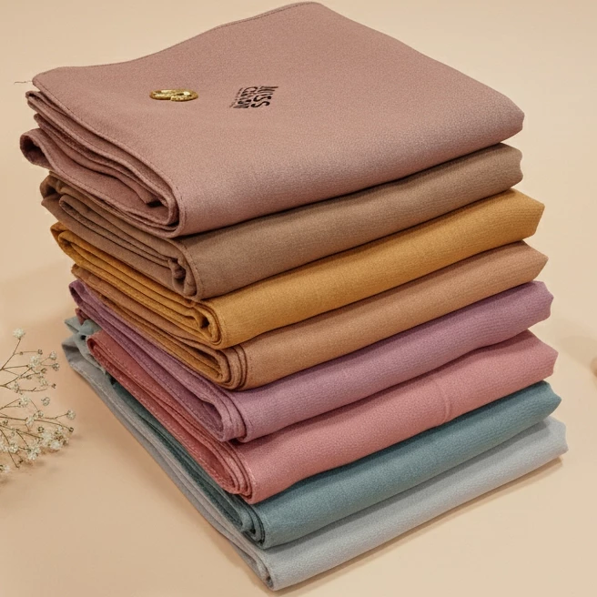 gamis abaya muslimah terbaru 2026 set khimar niqob crinkcle airflow premium preasi kancing