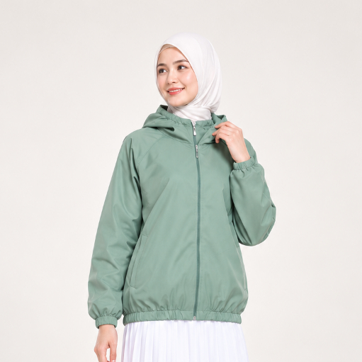 EINFACH - Jaket Parasut Olahraga Sauna Jogging Bersepeda Gym Fitnes Senam Lari
