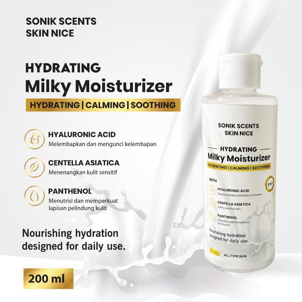 Sonik Scents Skin Nice Hydrating Milky Moisturizer Calming Soothing - Hyaluronic Acid