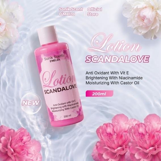 Sonik Scents D’Melza Scandalove Body Lotion Gel 200 ml – Brightening, Moisturizing &