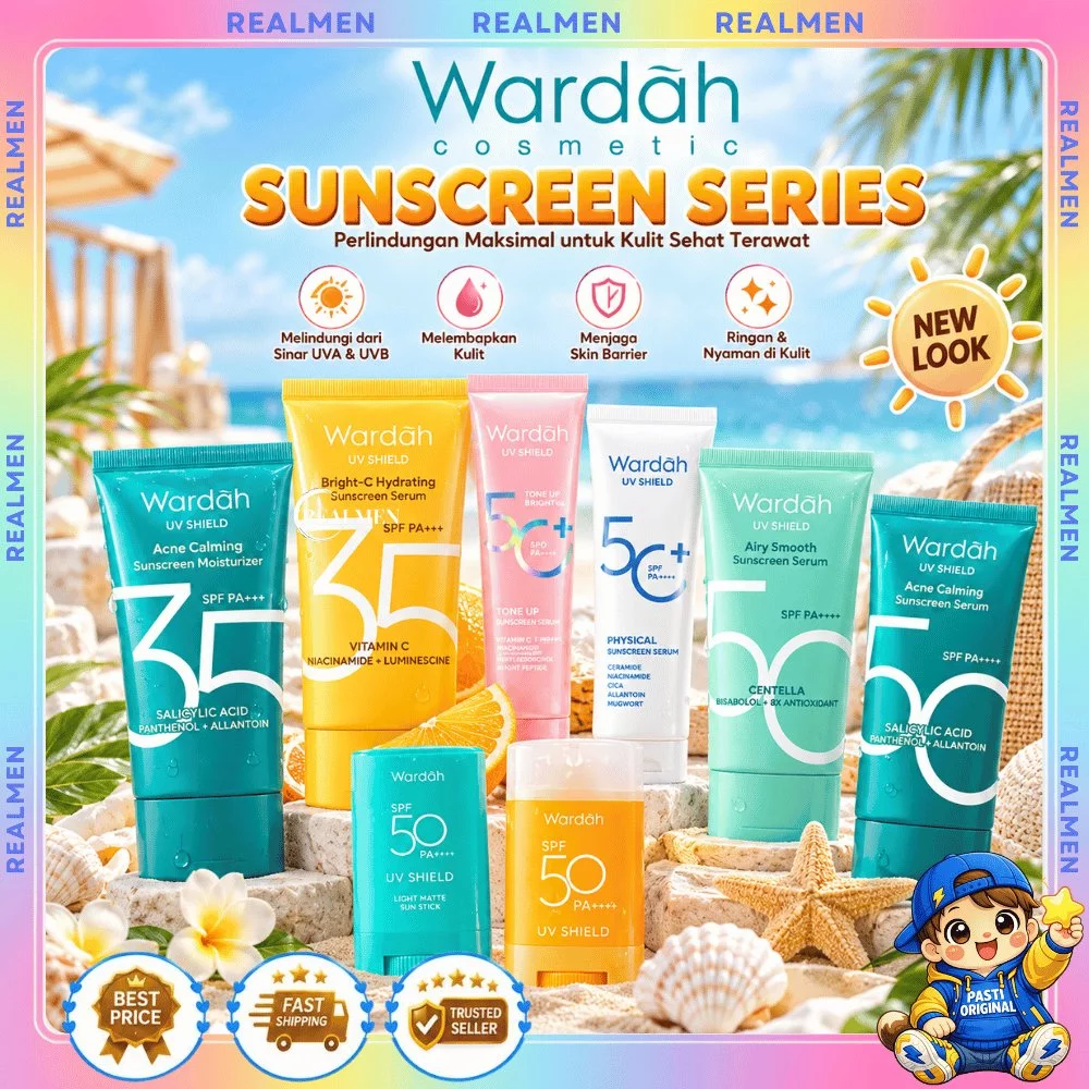 Wardah UV Shield SPF 50++ Light Matte Sun Stick 22g | Aqua Fresh SPF 50++ Wardah Sunscreen Gel SPF 35
