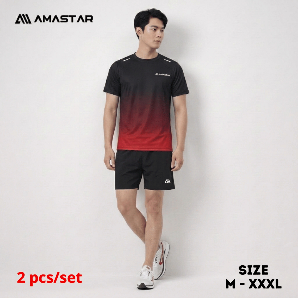 AMASTAR 1set Baju Olahraga Pria Jersey Hyperion Galaxy Dan Celana Pendek