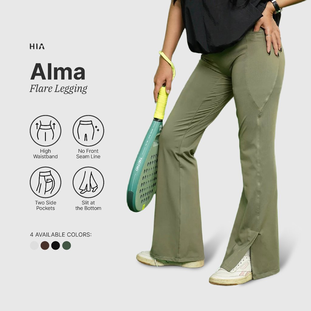 HIA Everywear Alma Flare Legging Sport Wanita