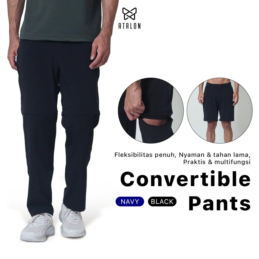 Atalon Convertible 2in1 Pants - Celana Gunung Sambung, Hiking Pants, Celana Panjang 2in1
