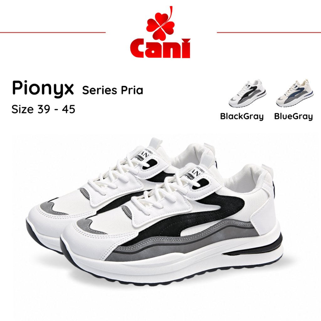 (GAJIAN SALE) Cani Pionyx Sepatu Pria Sneakers Daily Sport Kasual Nyaman Dipakai 8117
