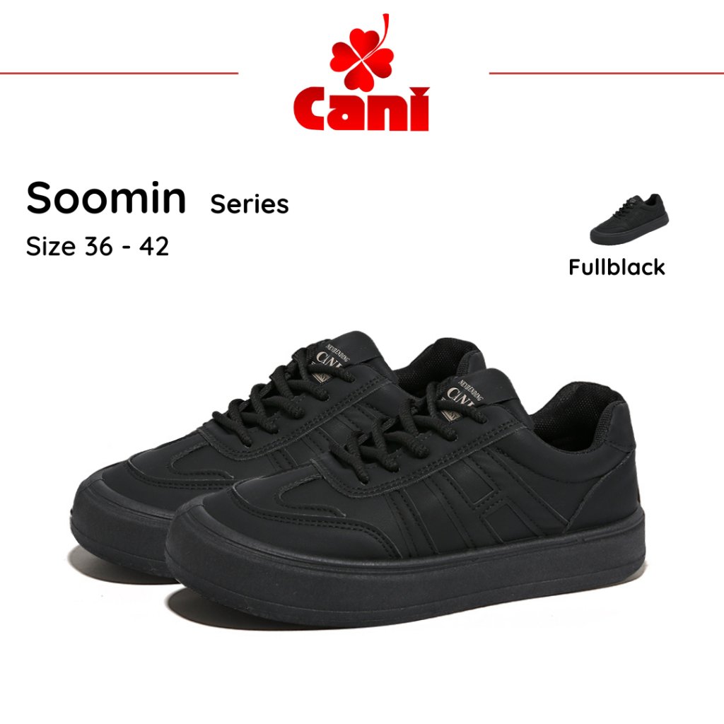 (GAJIAN SALE) Cani Soomin Sepatu Wanita Minimalis Fashion Kasual Sepatu Sekolah 9008