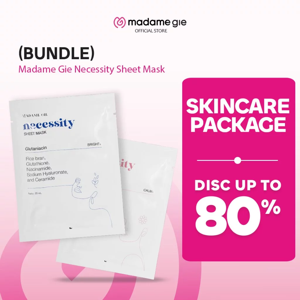 [Bundle] Madame Gie Necessity Sheet Mask - Masker Perawatan Wajah