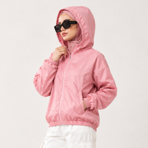 EINFACH - Jaket Parasut Olahraga, Sauna Suit, Jogging, Lari, Bersepeda, Despo, Gym