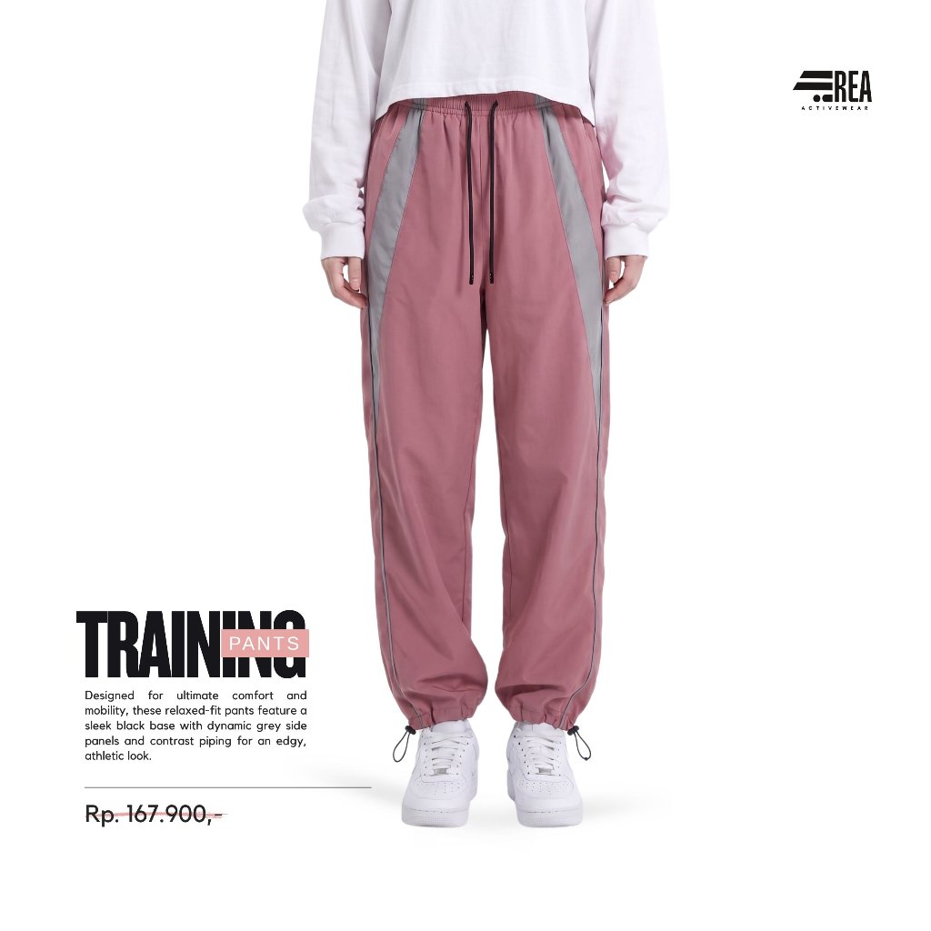 REA ACTIVEWEAR - Trackpants V2 Celana Training Parasut Olahraga Wanita