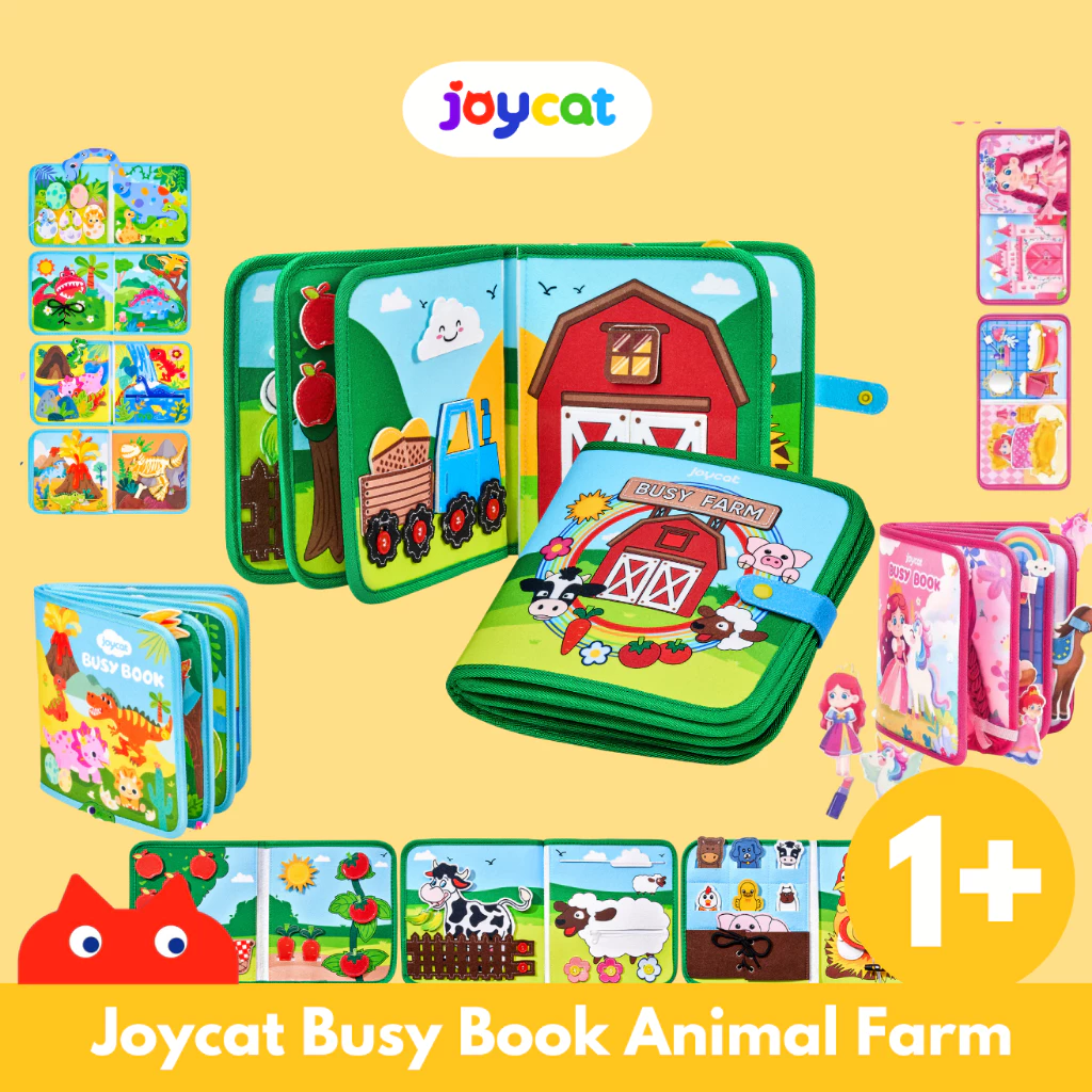 JOYCAT Busy Book Montessori Hewan