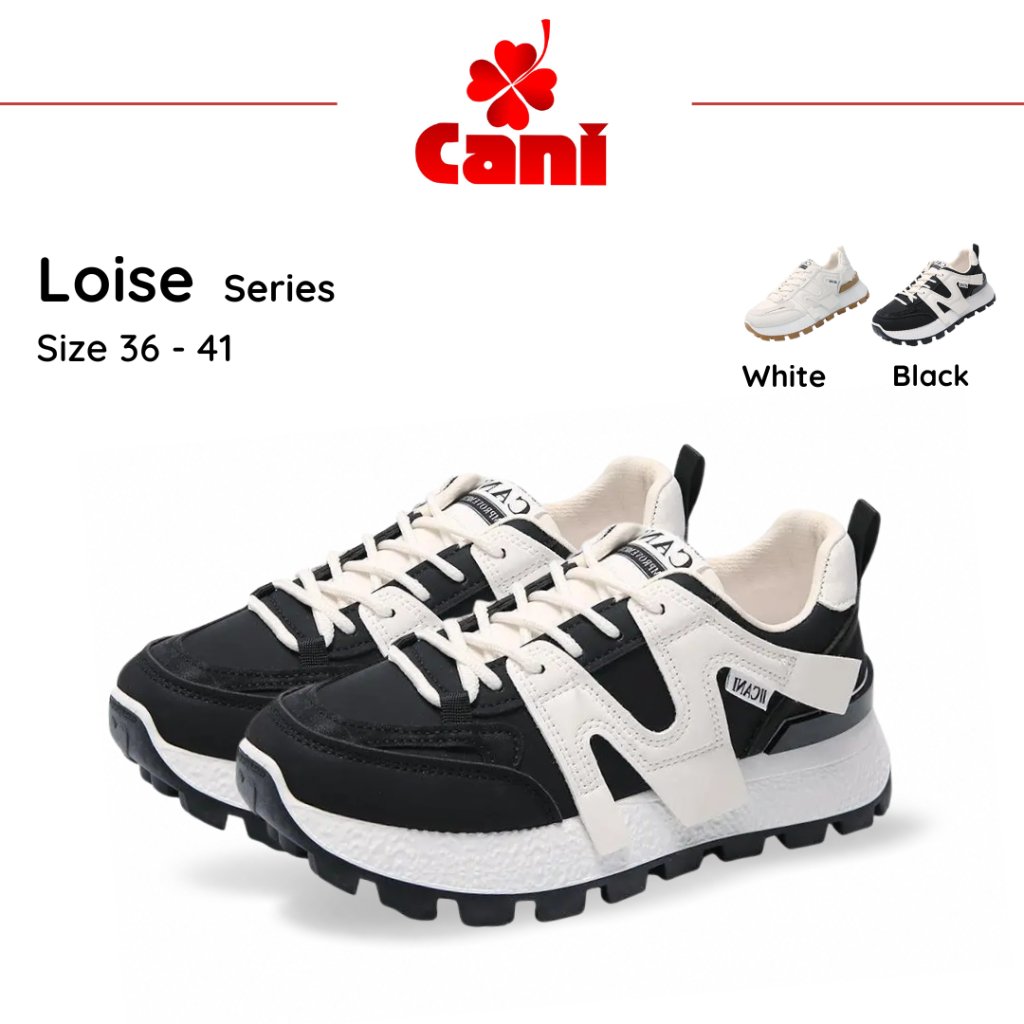(GAJIAN SALE) Cani Loise Sepatu Wanita Sneakers Fashion Korea 9240