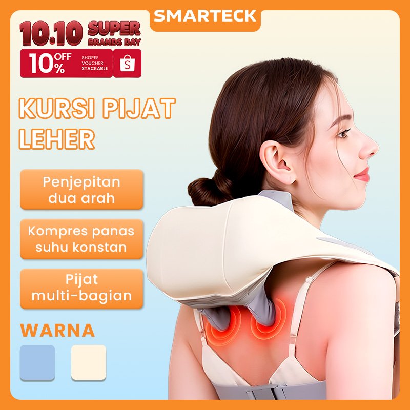 Smarteck Massage Therapy Devices SMS01 Pemijat Bahu Leher Multifungsi Portabel Selendang