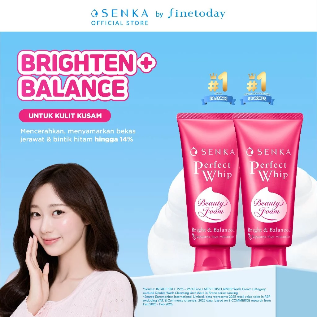 Senka Perfect Whip Bright & Balanced 100gr