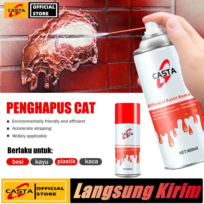 CASTA Paint Remover Premium Efisien Penghilang Cat Velg Motor Mobil Alumunium Besi Kayu