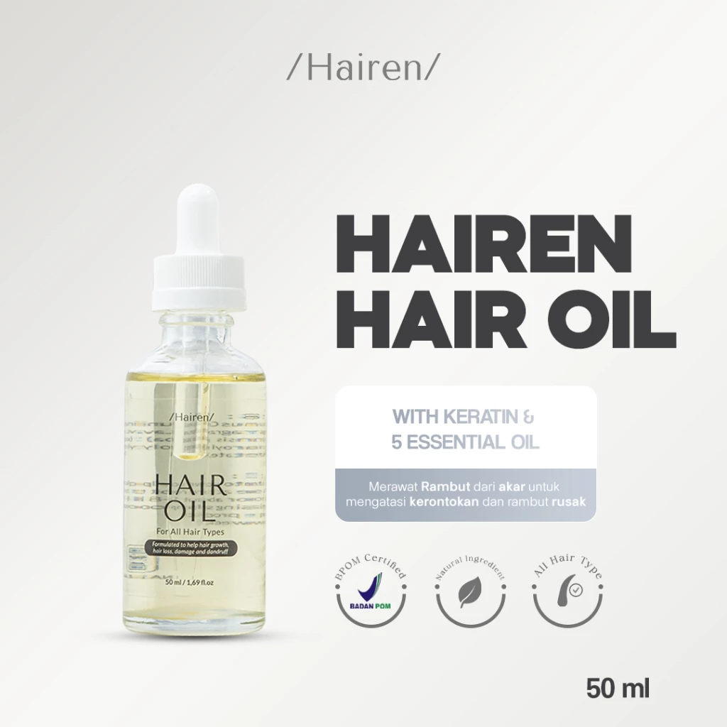 Hairen Hair Oil For Hair Growth BPOM Approved