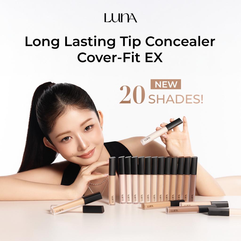 [NEW 20 SHADES] LUNA Long Lasting Tip Concealer Cover-Fit EX 7,5 gr - 20 Shades