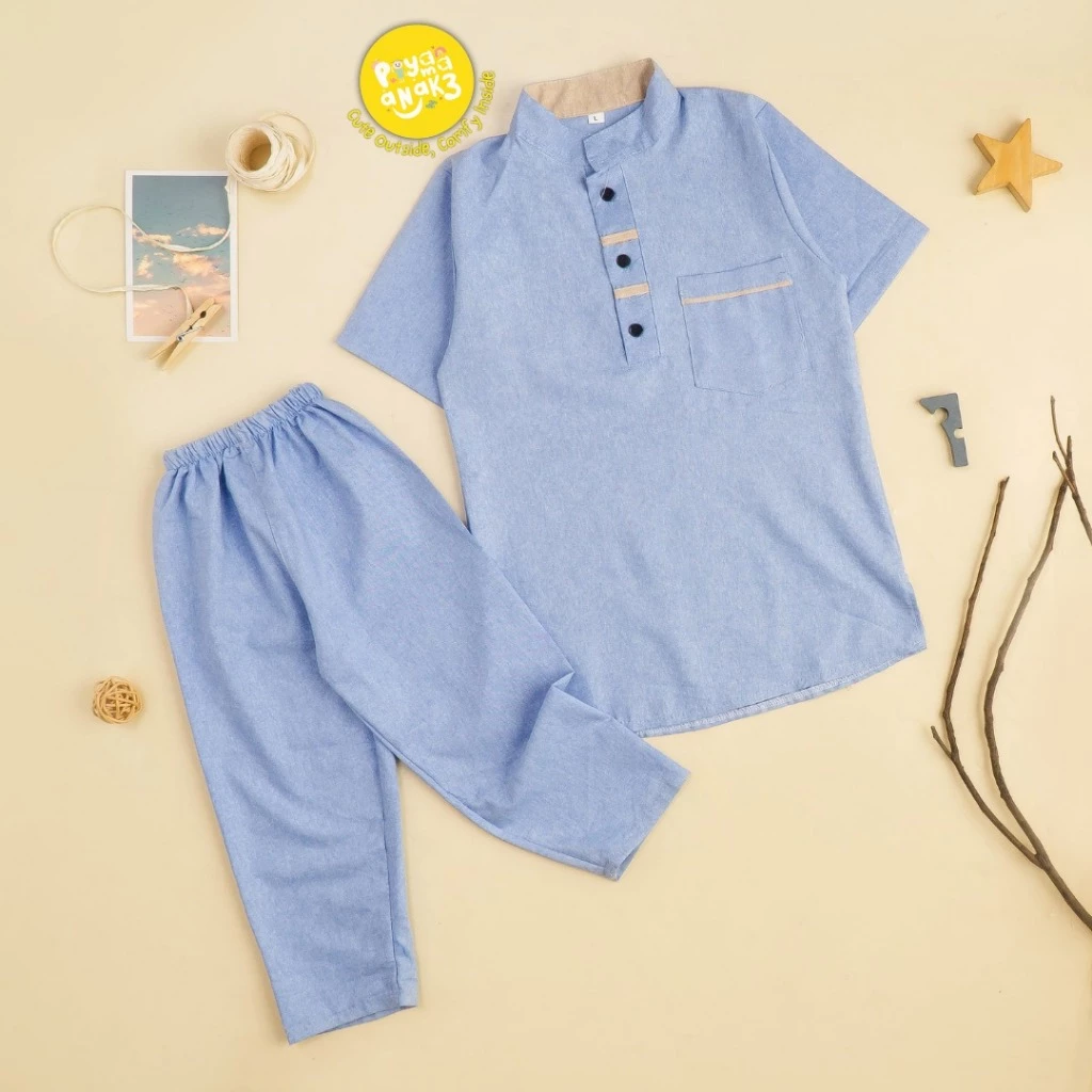 BABYSICAL 1-7 Tahun Koko Series for Raya Collection Baju Anak Setelan Koko Stelan Koko Premium