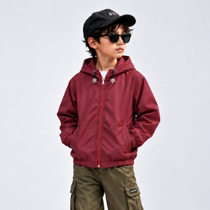 EINFACH - Jaket Running Anak Unisex usia 3 - 14 tahun - Jacket Olahraga fashion harian