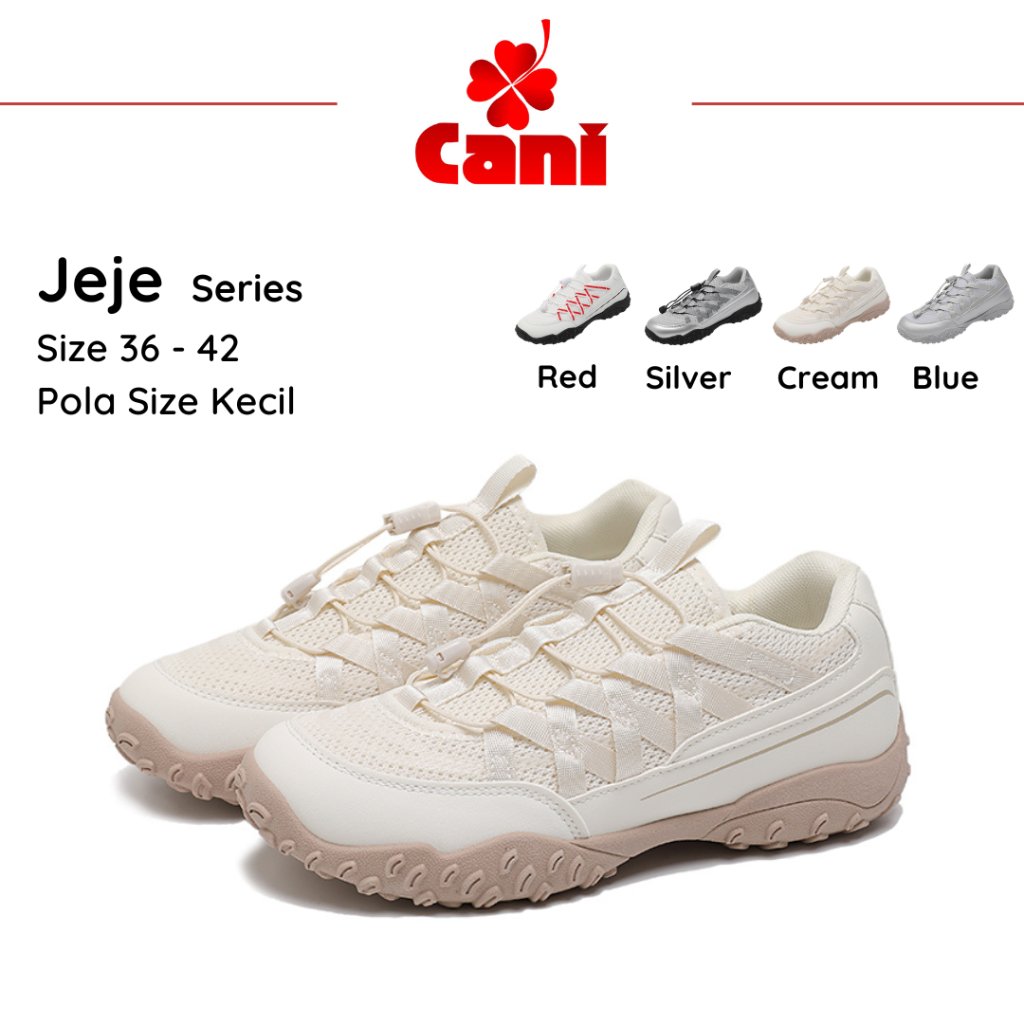 (GAJIAN SALE) [NEW ARRIVAL] Cani Jeje Sepatu Wanita Sneakers Sporty Colorfull Kasual