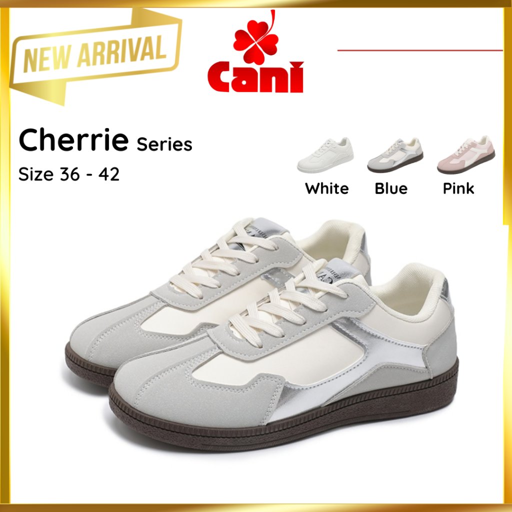 (GAJIAN SALE) [NEW ARRIVAL] Cani Cherie Sepatu Sneakers Wanita Cute Kasual Stylish Sport