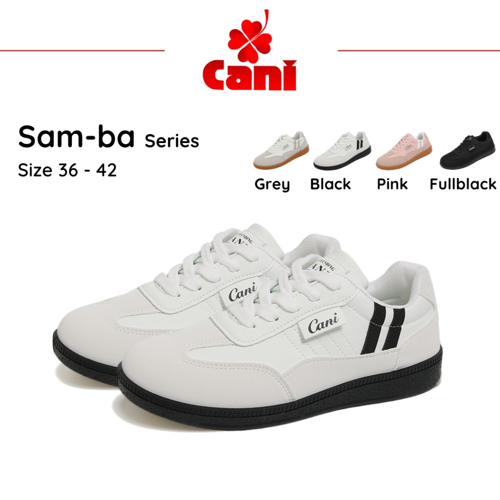 (GAJIAN SALE) Cani Sam-ba Sepatu Sneakers Wanita Kasual Stylish Sport Shoes 9020