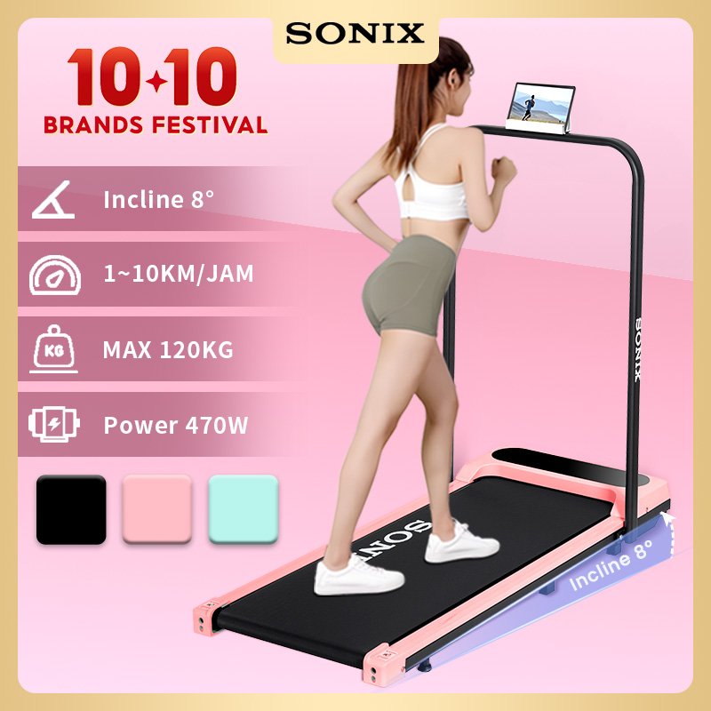Sonix Incline Treadmill STR01 Running Mat Listrik Lipat Treadmill Elektrik Alat Fitness
