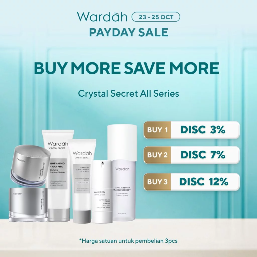 WARDAH Crystal Secret All Series Lengkap - Menyamarkan Flek dan Bekas Jerawat, Perawatan