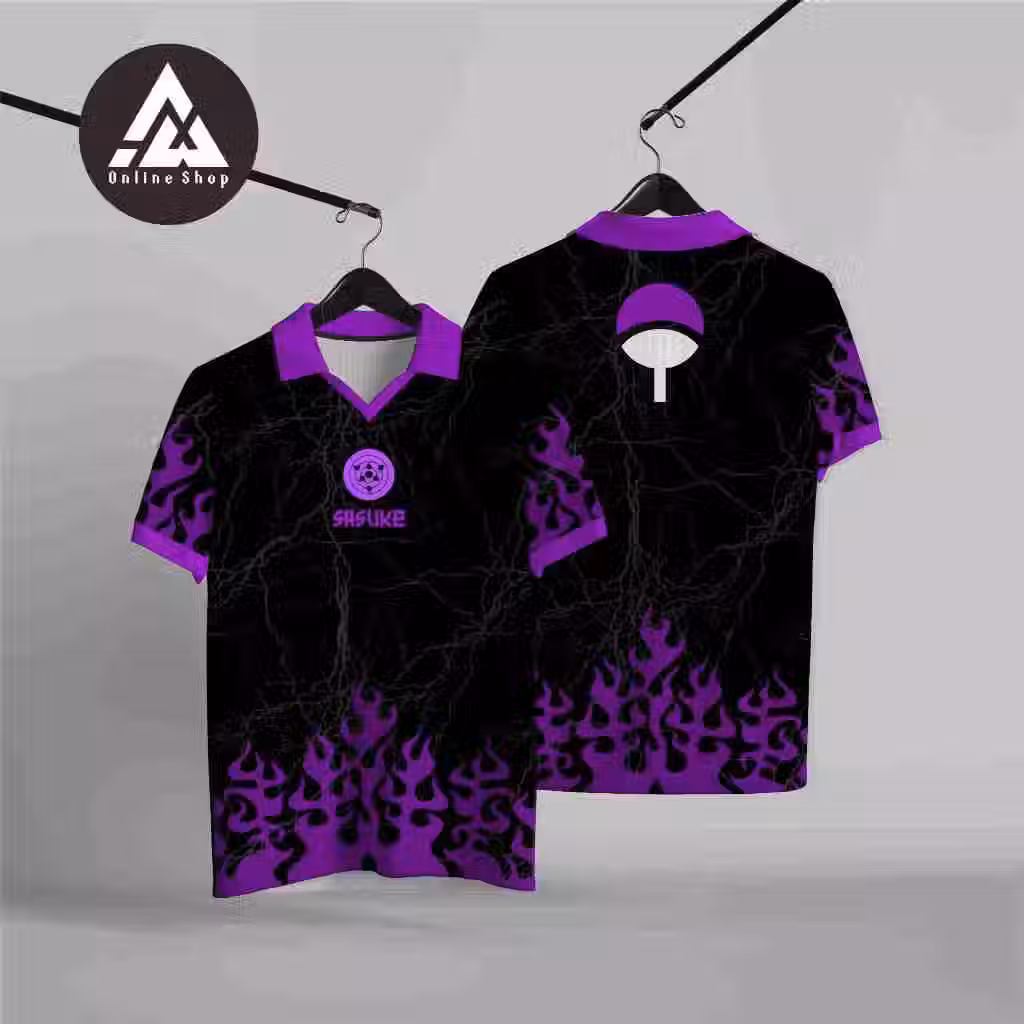 jersey vintage uciha sasuke full printing
