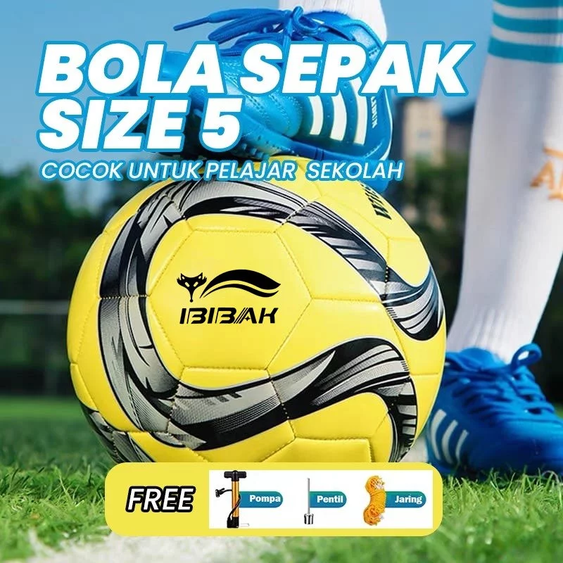 BBAK Bola Sepak Futsal Size 5 FREE Pompa Pentil Jaring