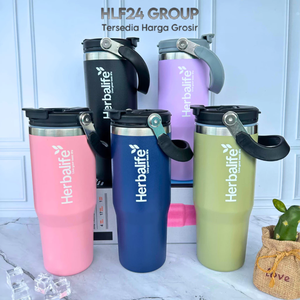 Tumbler 900ml Premium Tahan Panas dan Dingin Es 12 jam