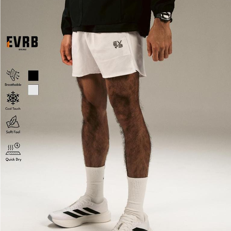 EVRB Celana Pendek Lari Pria Aero Short 77 M-XL Running Gym Shorts Micro Stretch