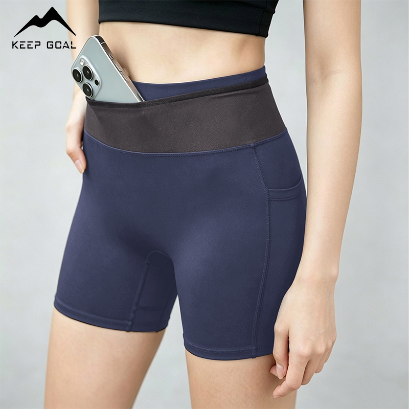 KEEP GOAL celana olahraga wanita pendek anak perempuan joging gym