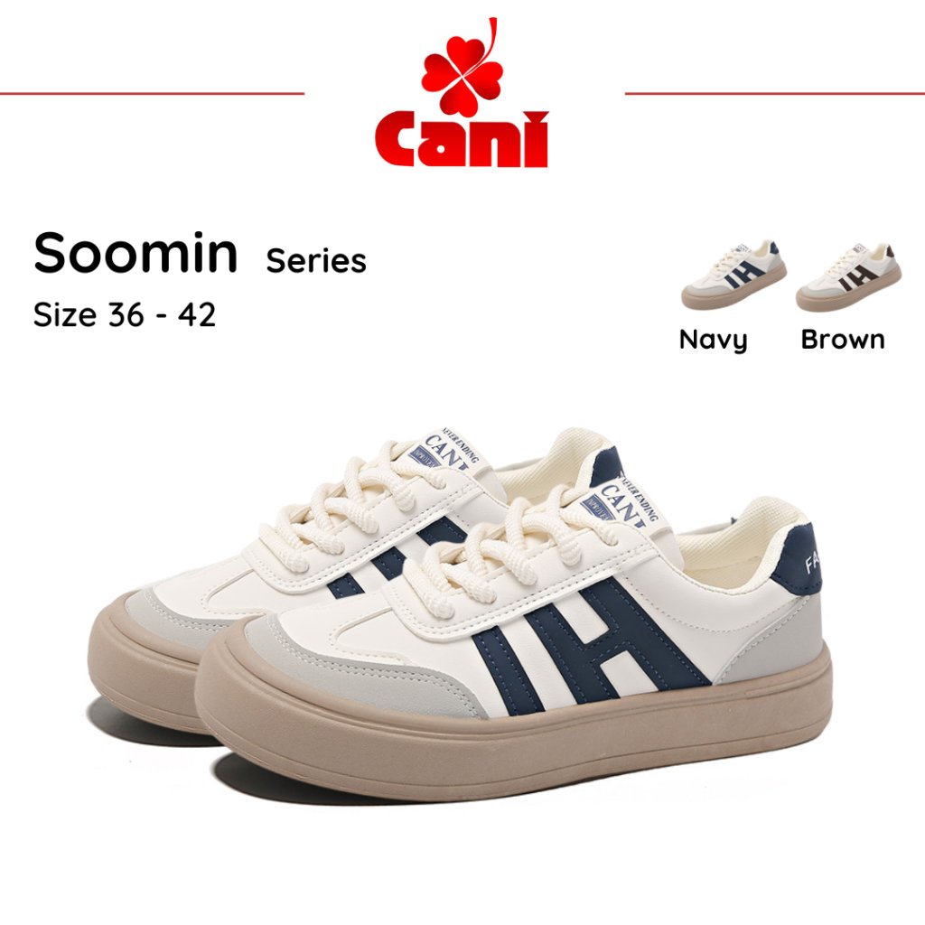 (GAJIAN SALE) Cani Soomin Sepatu Wanita Korean Style Kekinian Casual Anti Slip 9249