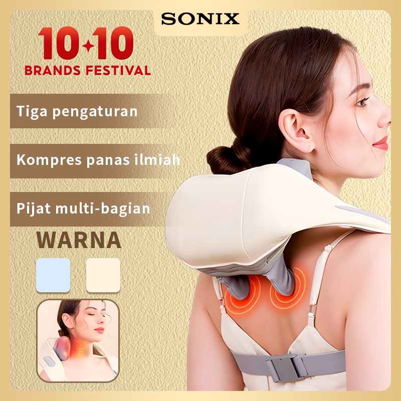 Sonix Massage Therapy Devices SMS01 Pemijat Trapezius Selendang Pijat Punggung Pinggang