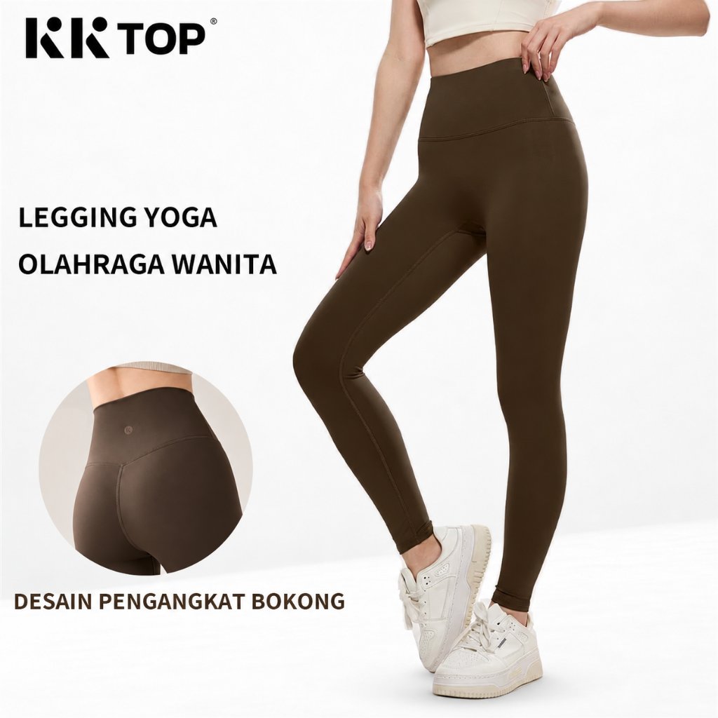 KKTOP-Legging Celana Olahraga Yoga Wanita Celana Senam Wanita High Waist (MT21)