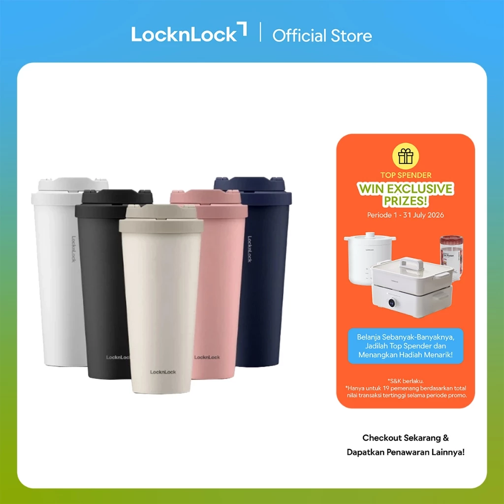 LocknLock One Touch Clip Tumbler 550ML - LHC3249