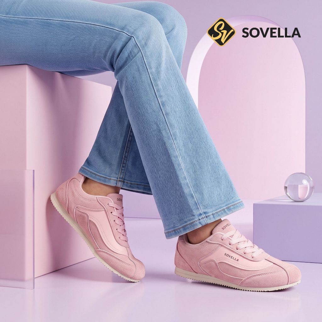 SOVELLA Zella Sepatu Wanita Sneakers Nyaman Kekinian