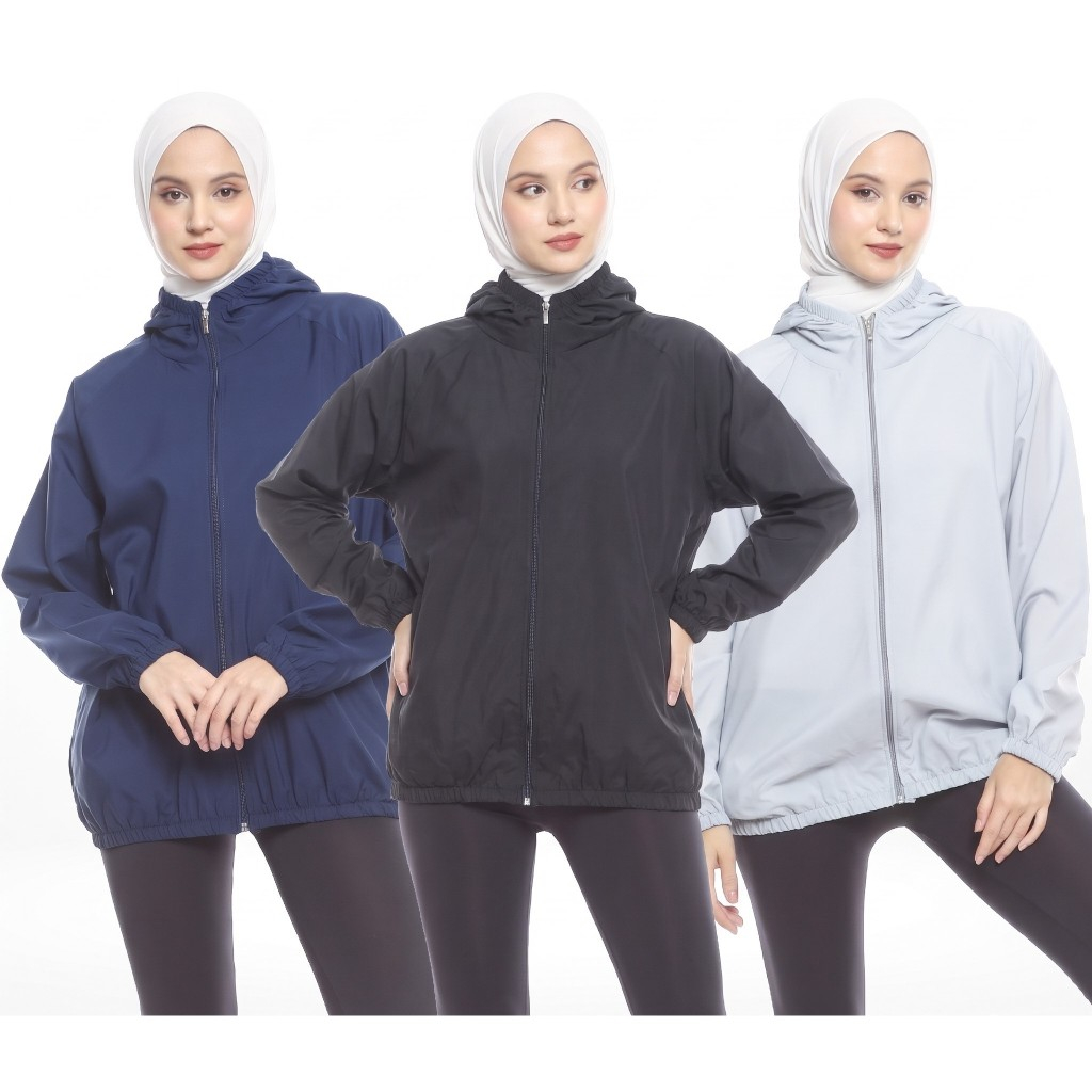 EINFACH Jaket Wanita Olahraga Parasut Premium Despo Polos Jaket Sport Casual Ringan
