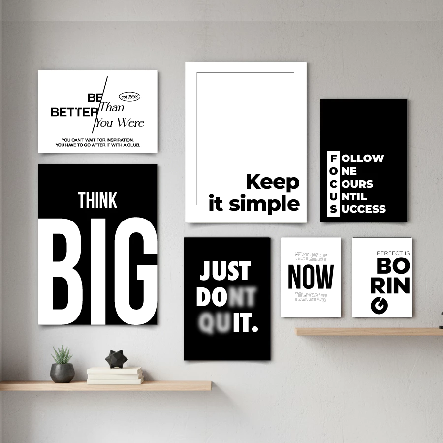 53. Pajangan Dinding Walldecor Hiasan Aethetic Motivasi Inspiratif