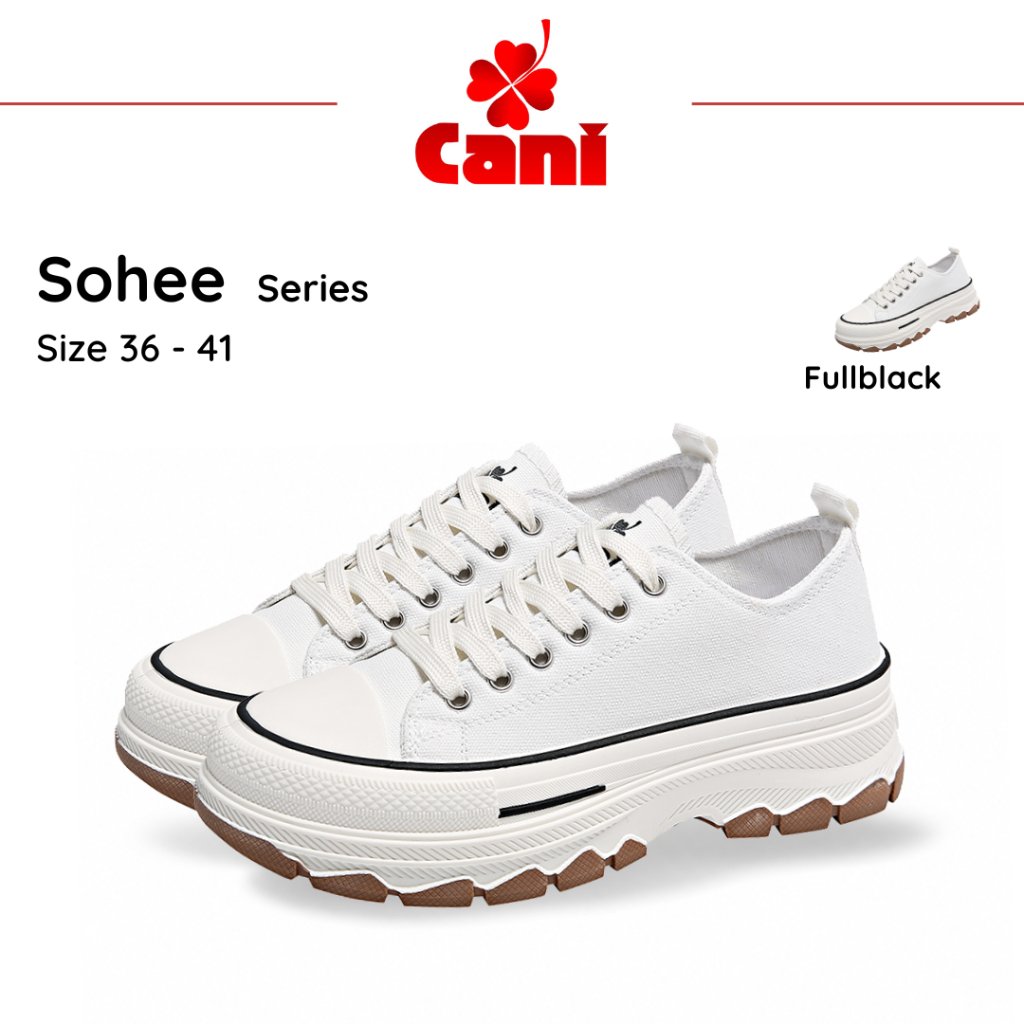 (GAJIAN SALE) Cani Jimin Low Sepatu Sneakers Run Hike Olahraga Wanita Kanvas Sol Karet