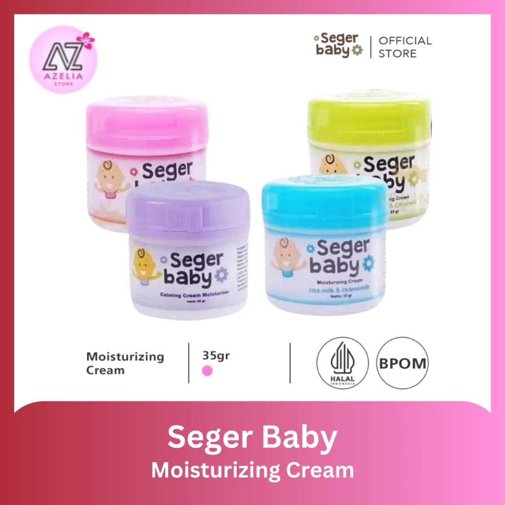 Seger Baby Moisturizer Cream 35gr | Baby Lotion Krim Bayi Melembabkan /ORI BPOM